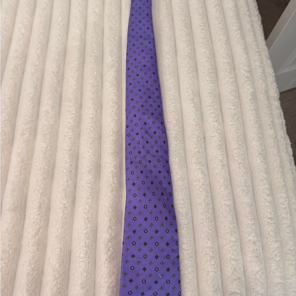 Purple Patterned Men's Tie